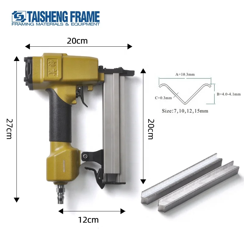 Handy Pneumatic V Nailer Air Operated Nailing Tool for the photo frames