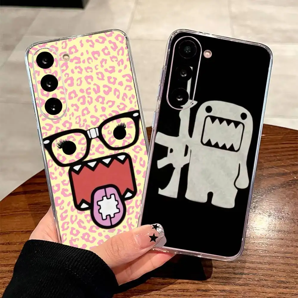 S-Super cute Domo-kuns   Phone Case For Samsung A05 A54 A34 A24 A14 Cover Transparent Silicone Phone Cover