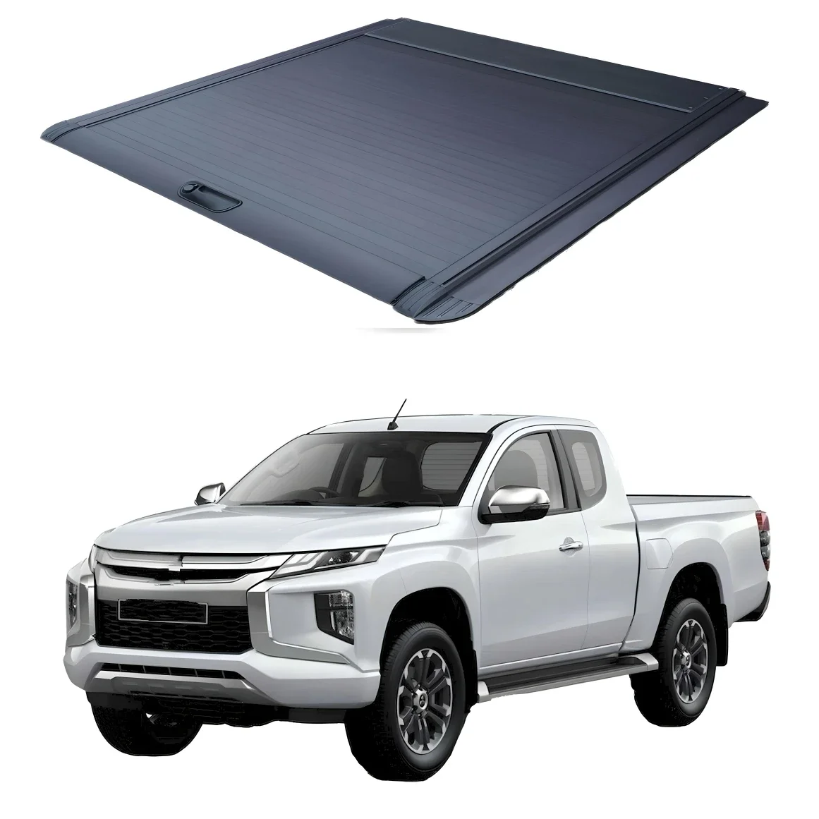 Waterproof accessories retractable standard size truck bed cover roller lid for toyotas hilux Tacoma Mitsubishis