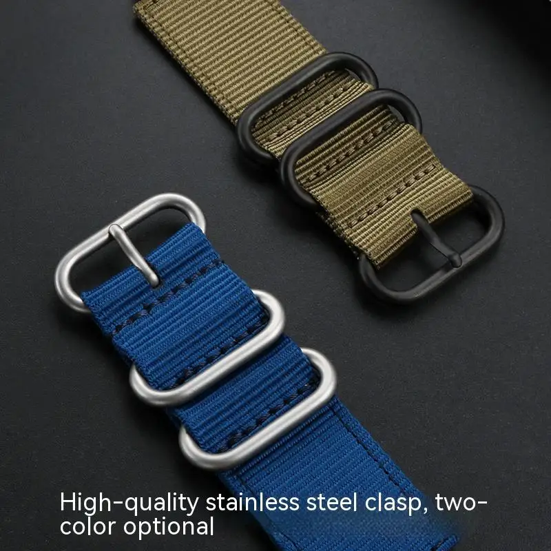 Bracelet en nylon tissé pour homme, bracelet de montre, interface convexe, extérieur, canadisme, série Timex Tide, stéroïdes, N720, 721/739, 16mm