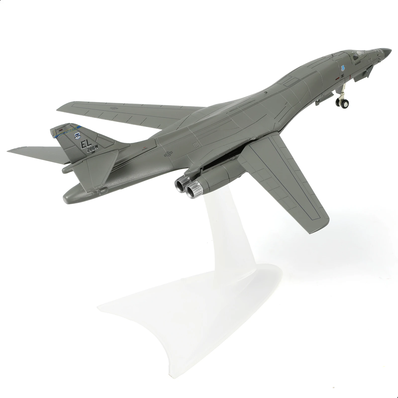 

NUOTIE 1/200 B-1B Lancer Bomber US Air Force Ellsworth AFB 28 Wing Metal Diecast Model with Stand Adult Collection Gift
