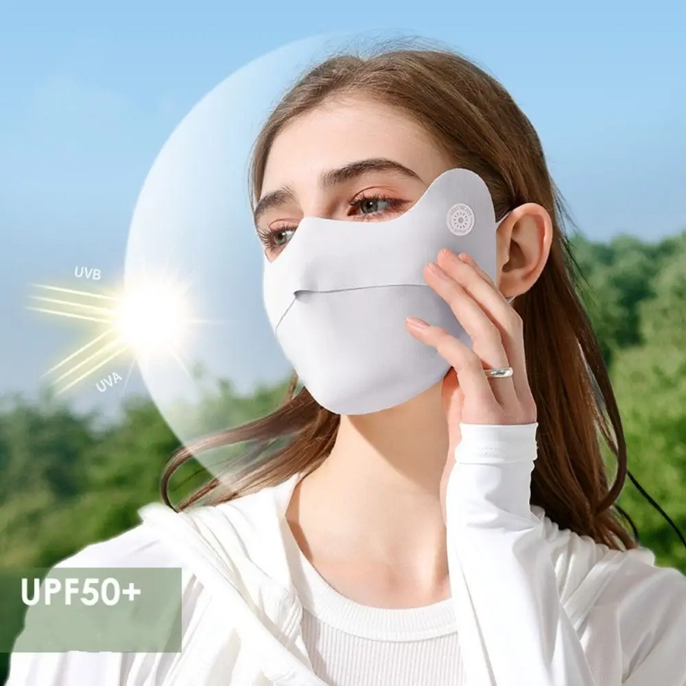 Hunting Running Anti-UV Sun Protection Face Scarf Ice Silk Face Mask Sport Mask