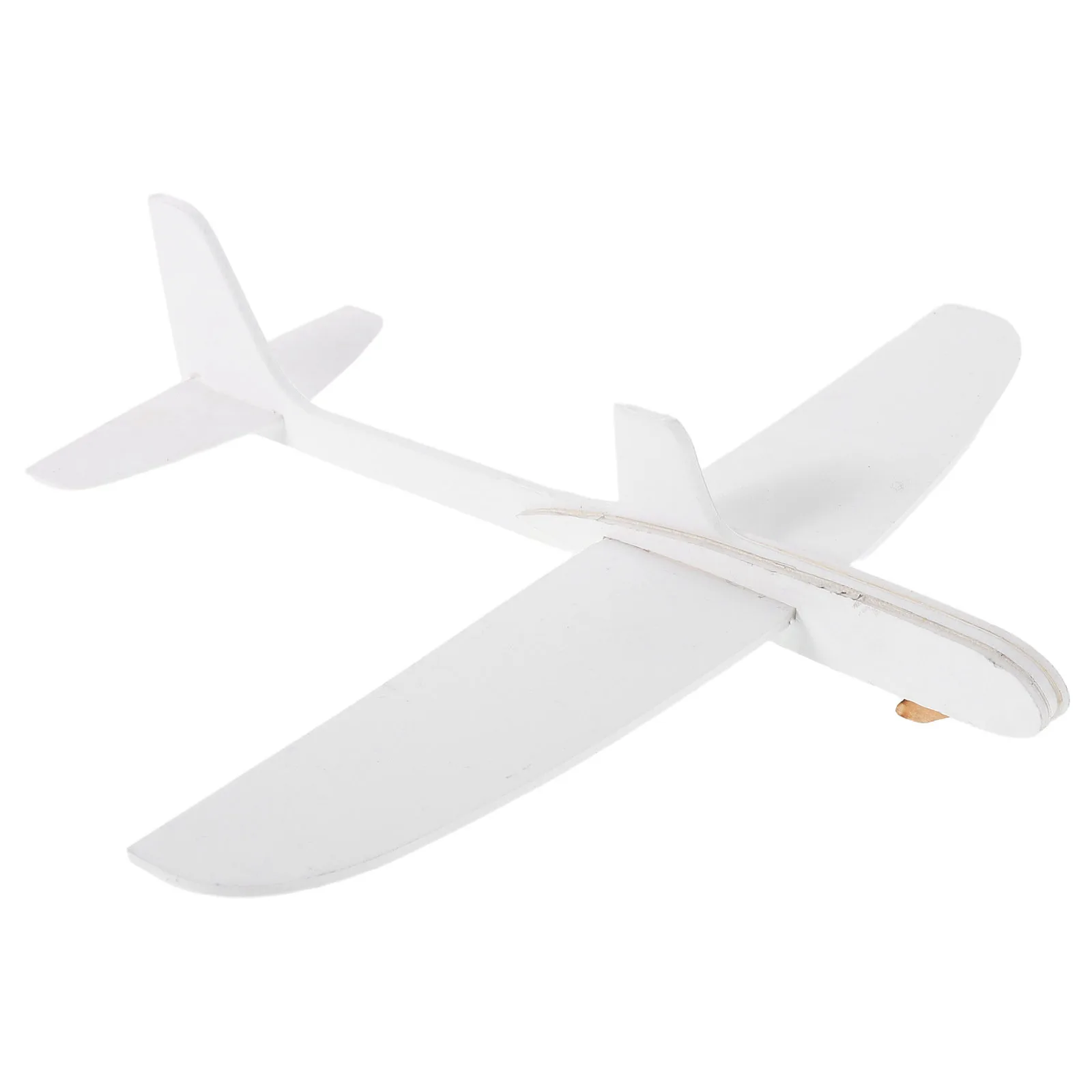 DIY Paintable White Foam Glider Easy Assembly Beginner Friendly Outdoor Fun Airplane Flying Toys White Blank Foam Airplane