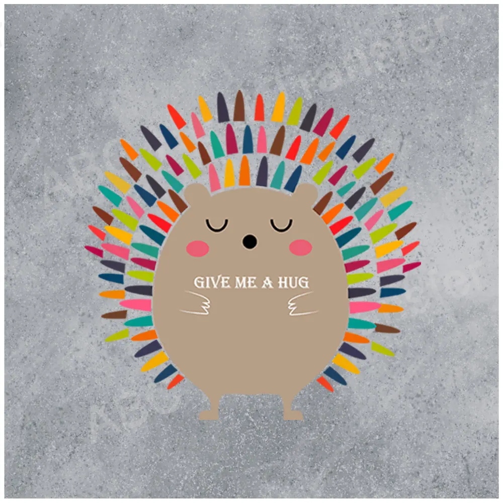 Patch Hedgehog Clothing Thermoadhesive Patch Fusible Stickers Iron on Patches for Clothing Heat Transfer Decals for T Shirt