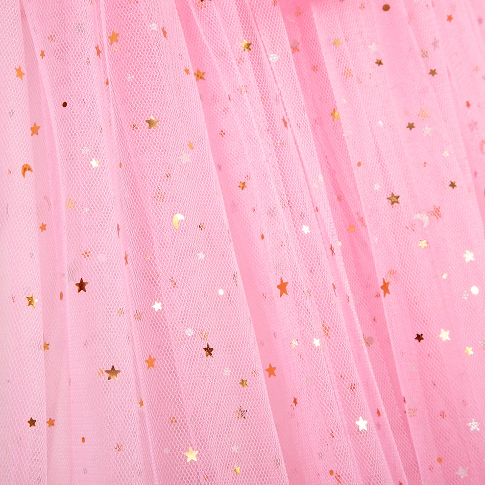 خفيفة الوزن الفتيات الاطفال زي الاكسسوارات 10 قطعة/المجموعة الترتر تول عباءة العصا حقيبة قفازات قلادة بلون الحلوى للحزب