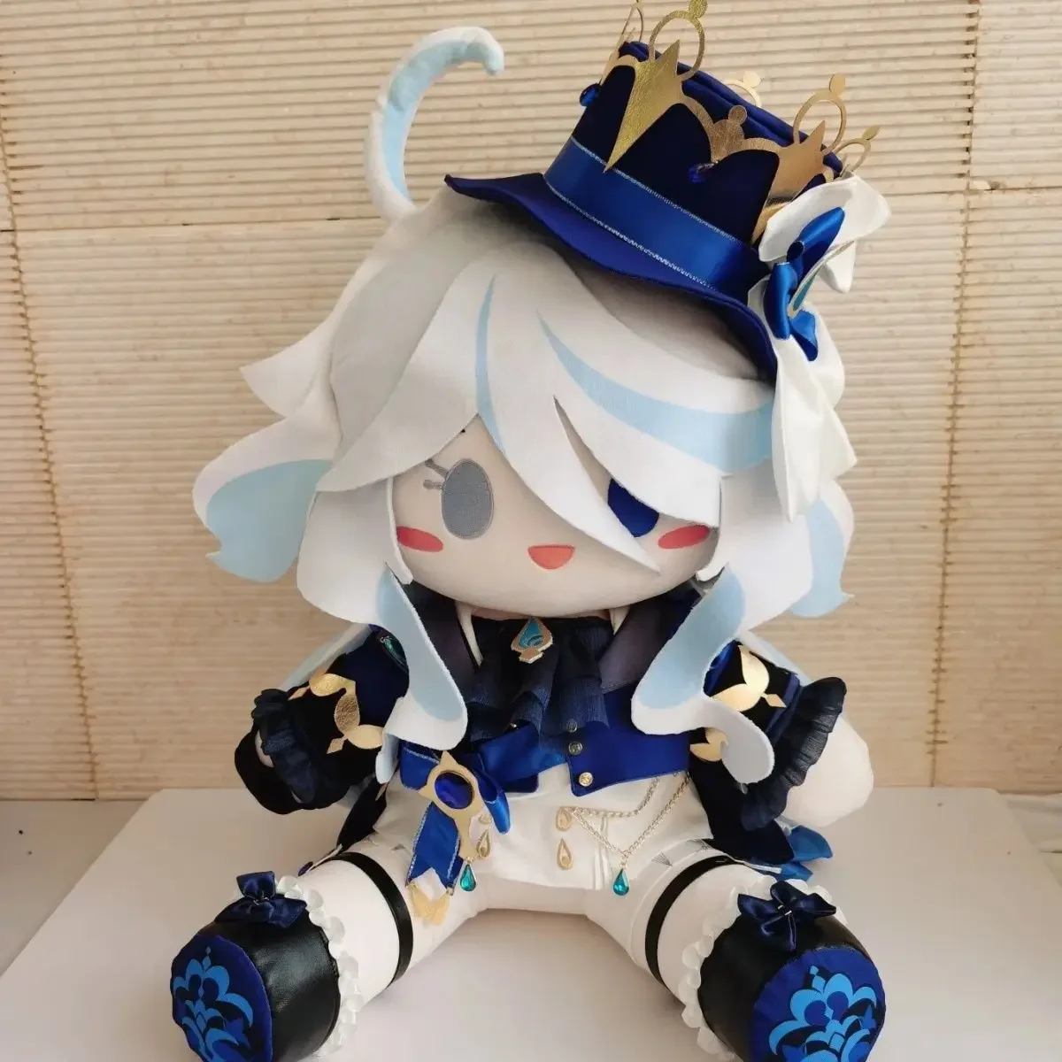 40CM Anime Genshin Impact Furina Soft Body Dress Up Stuffed Pillow