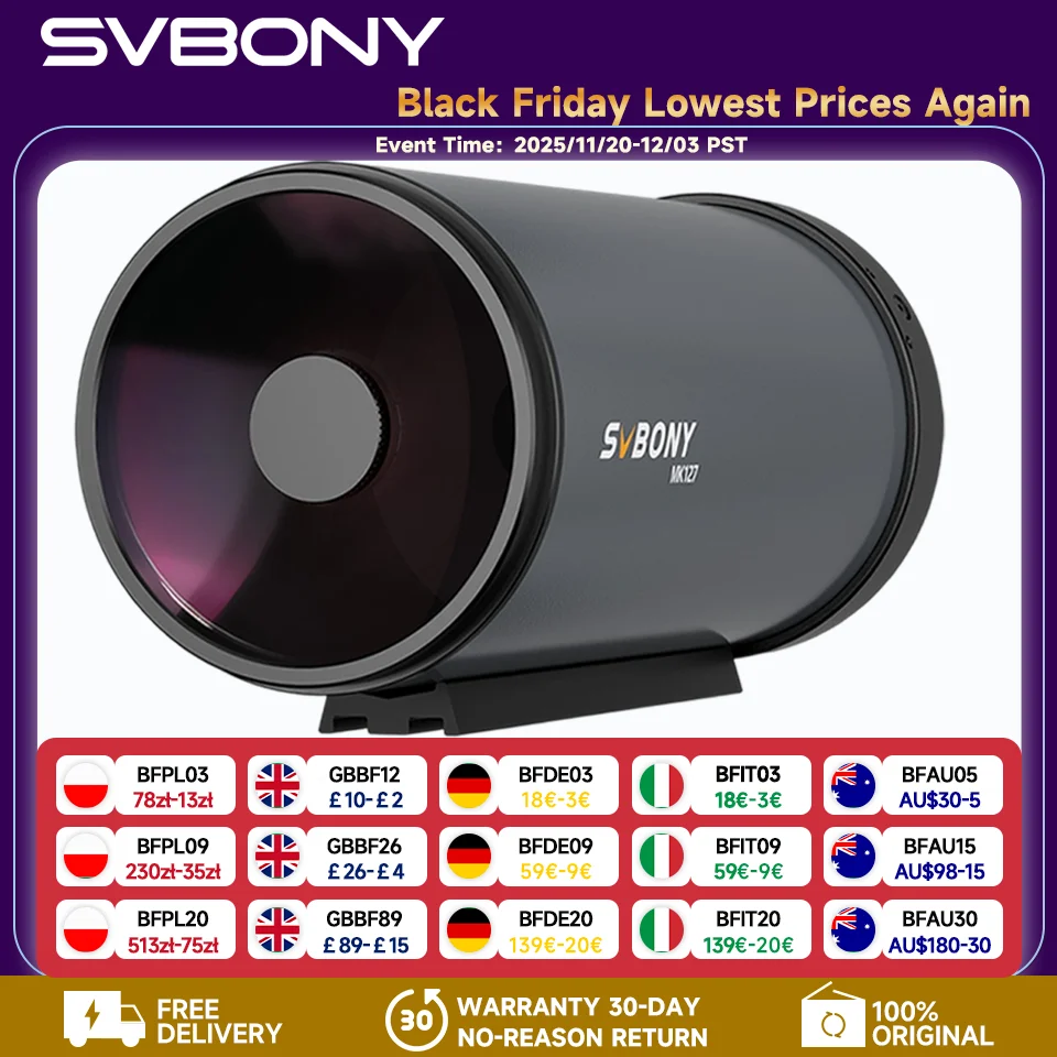 Svbony MK127 تلسكوب ماكسوتوف كاسيجرين OTA 127 مم f/11.8 بتصميم محمول سهل الحمل لرصد السديم الكوكبي القمري #2