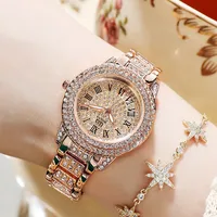 Top Brand Hot Sell Watches Rose Gold Quartz Watches For Female Ladies Watches 2025 New Holiday Gift Skirt Accessories