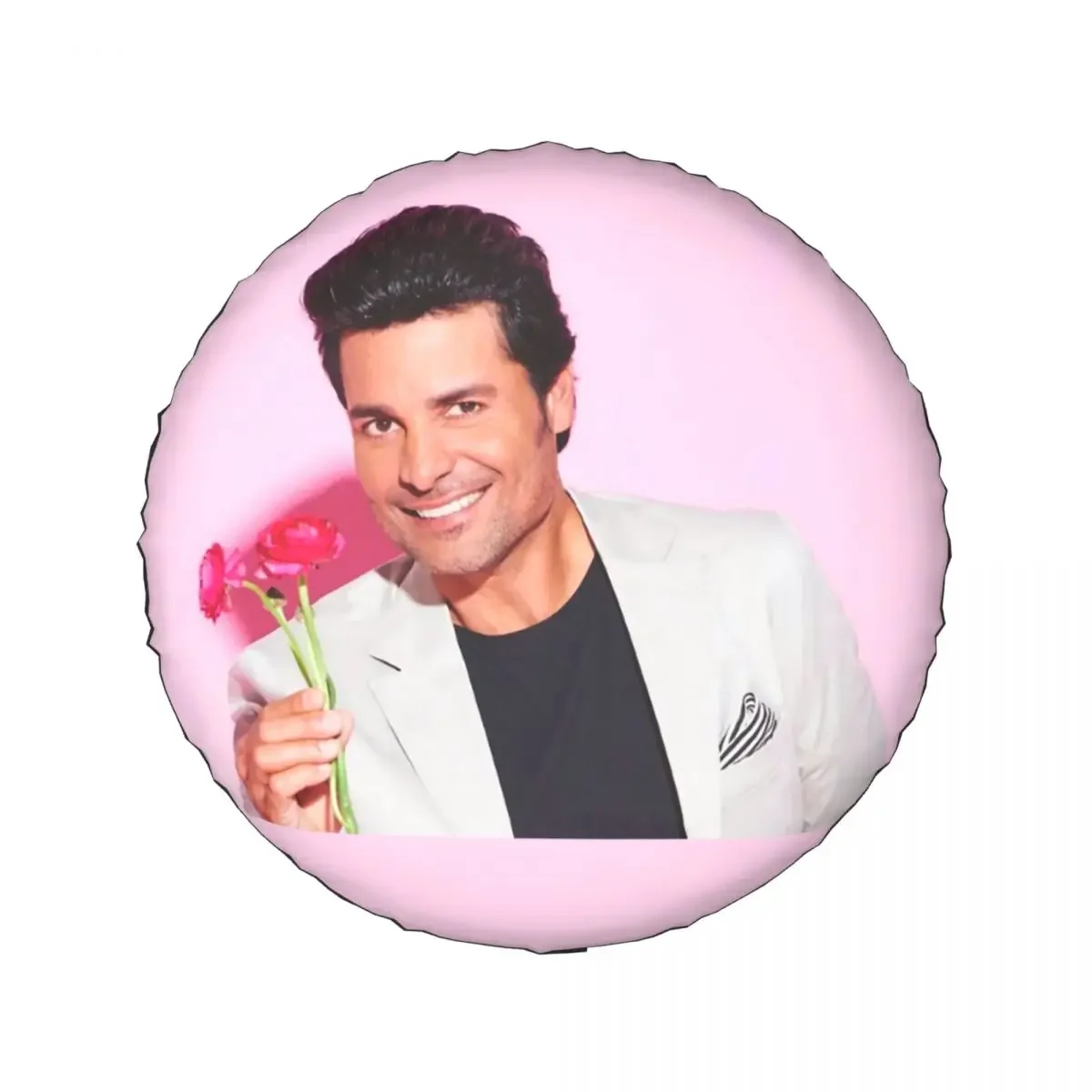 Custom Chayanne Puerto Rican Latin Pop Singer Spare Tire Cover for Jeep 4WD 4x4 RV Car Wheel Protectors 14