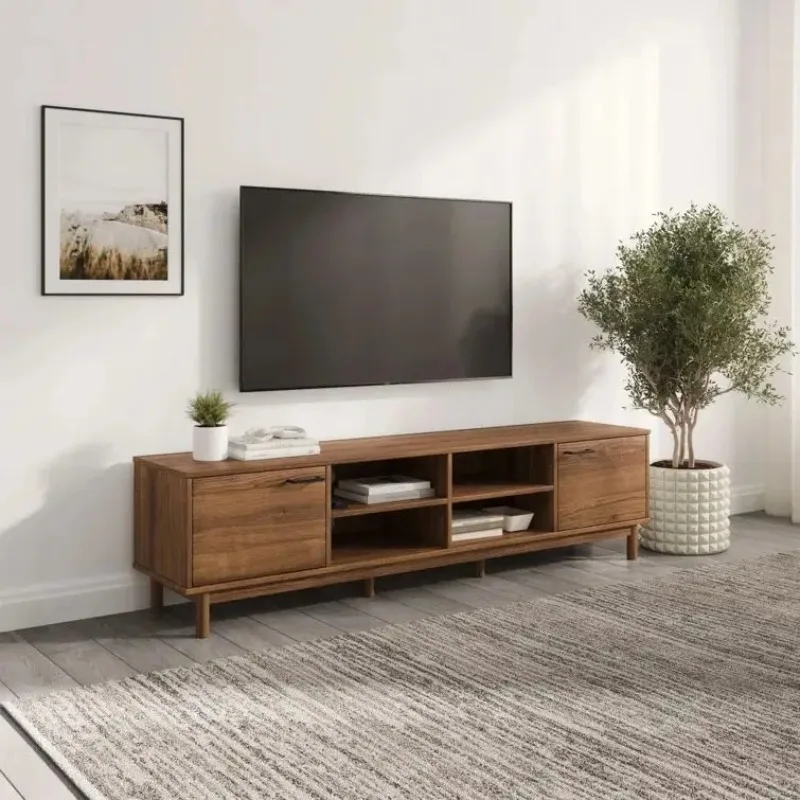Moderne TV-Schrankst Änder Wohnzimmer Möbel Wohnzimmers Chrank TV-Ständer Aus Holz Mit Aufbewahrung Funktion