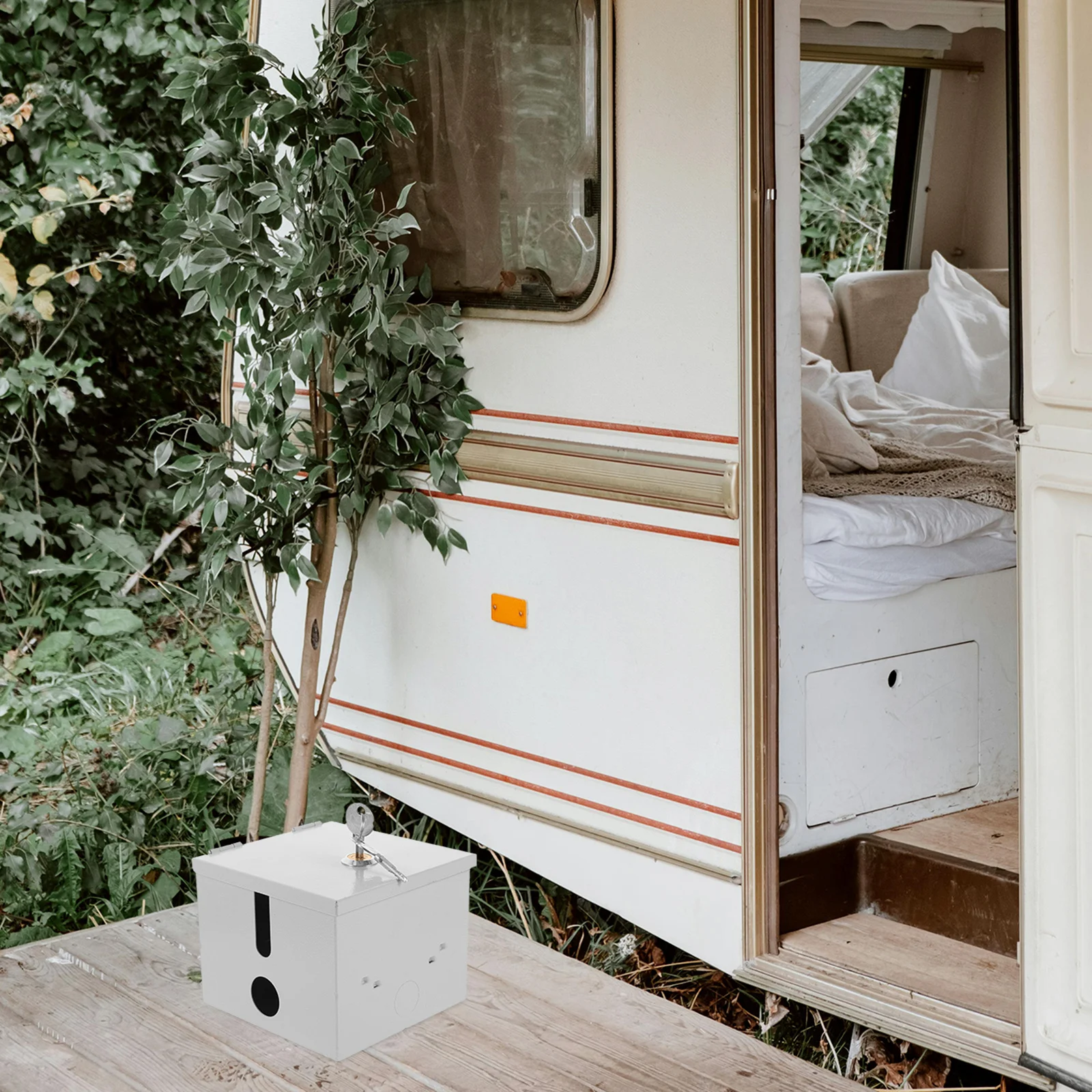 في الهواء الطلق قفل المخرج الكهربائي الحديد مكافحة سرقة المقبس حامي غطاء ل مولد لحام صندوق الأمان مانعة لتسرب الماء