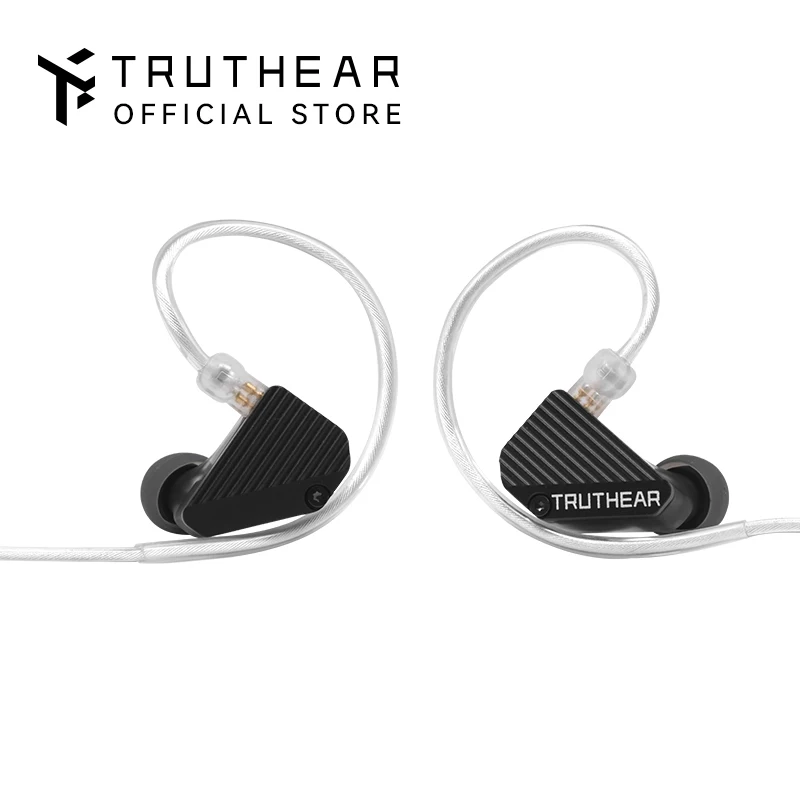 TRUTHEAR PURE écouteurs 1DD + 3BA Hybird filaire écouteurs intra-auriculaires HIFI bouchons d'oreille 3.5mm prise 0.78mm 2pin casque de jeu