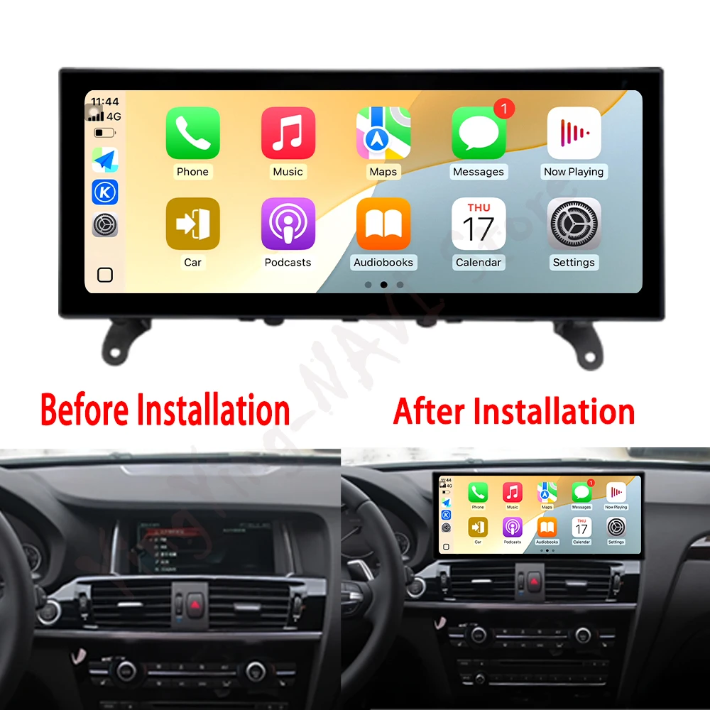 12.3 بوصة أندرويد 15 CIC / NBT نظام لسيارات BMW X3 F25 X4 F26 2011-2017 نظام تحديد المواقع Carplay راديو السيارة فيديو مشغل وسائط متعددة ستيريو