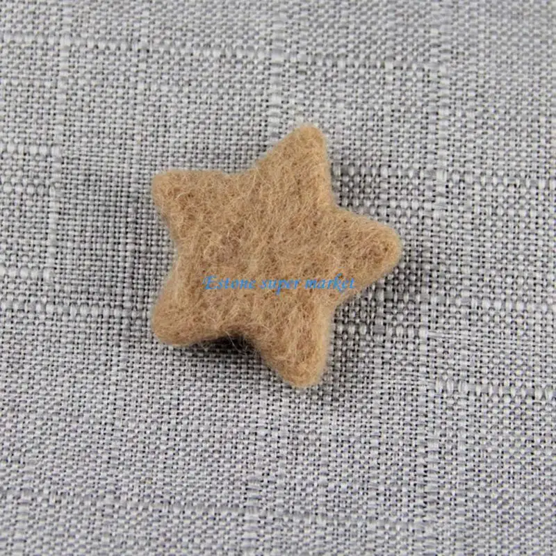 

090B шерстяной фетр со звездами для младенцев, украшения для фотосессии, мини-шерстяной фетр, звезды, бусины, шарики, детский