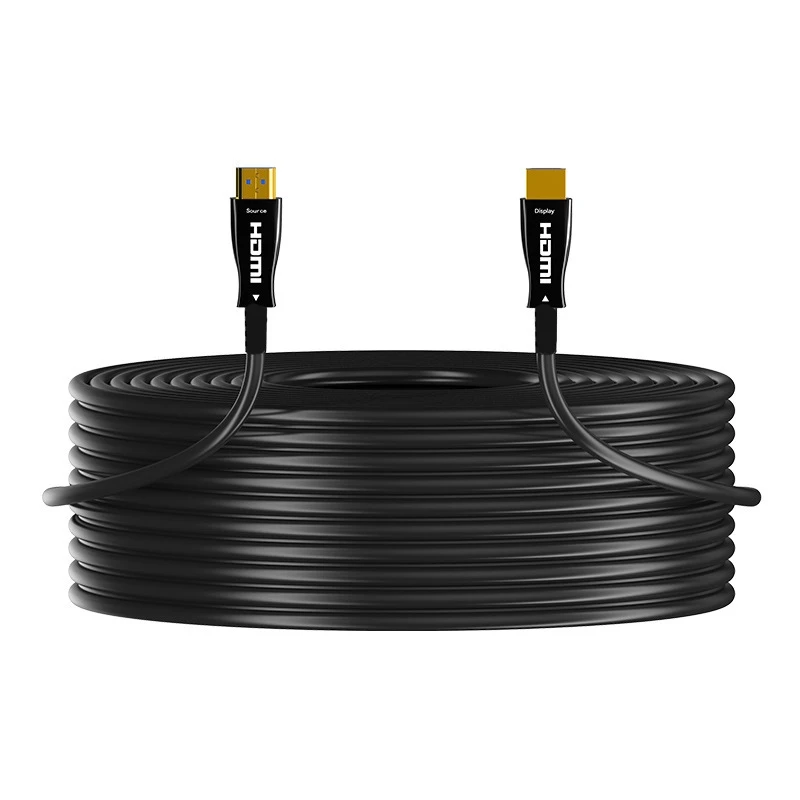 8K 60Hz HDMI 2.1 Cable Fiber Optic 4K 120Hz High Speed 48Gbps Dynamic HDR EARC 3D HDCP 100M 70M HDMI Cable For Projector Screen