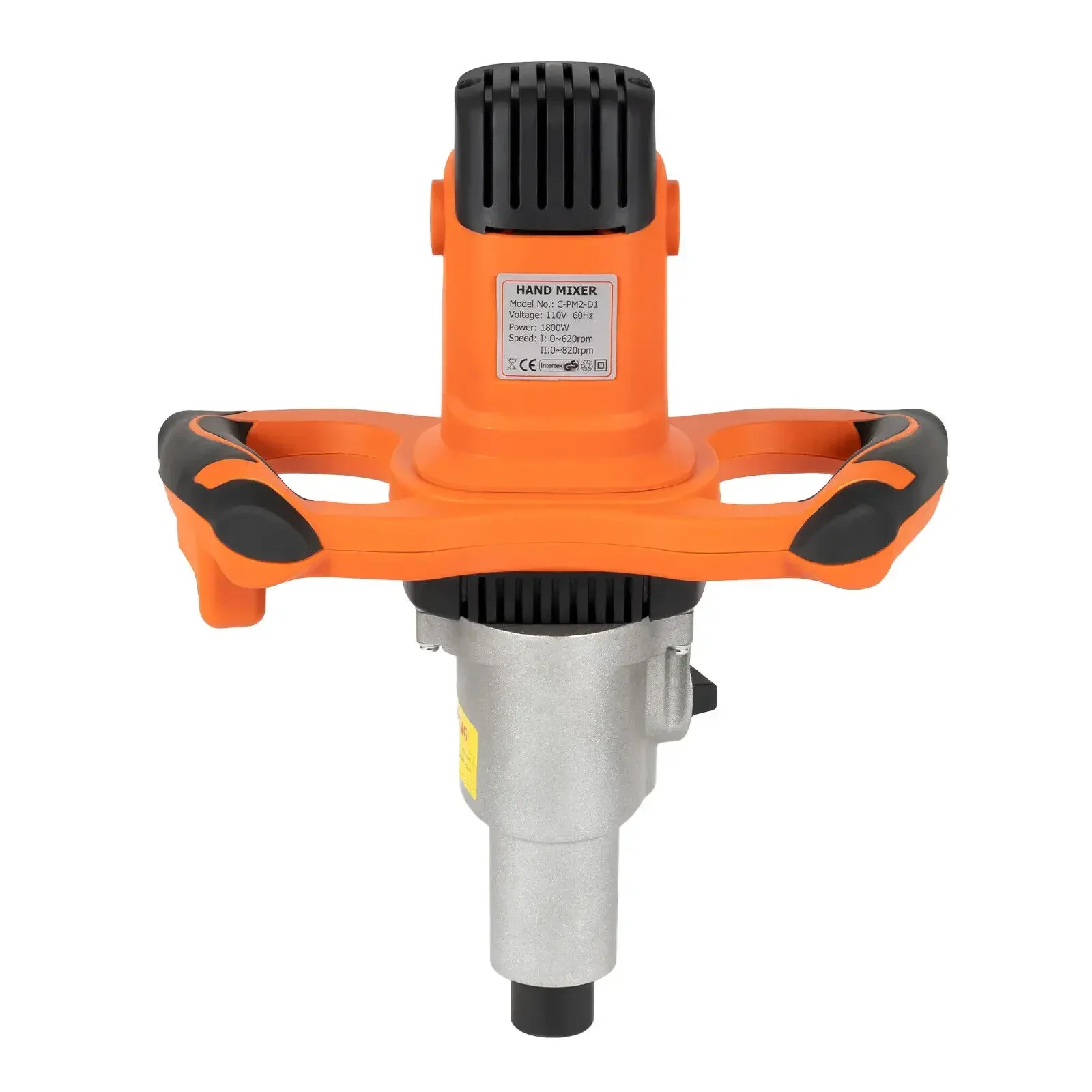 خلاط اسمنت كهربائي 1800 وات سرعتان قابل للتعديل مع زر قفل فرش كربون لتجصيص الحوائط الجافة