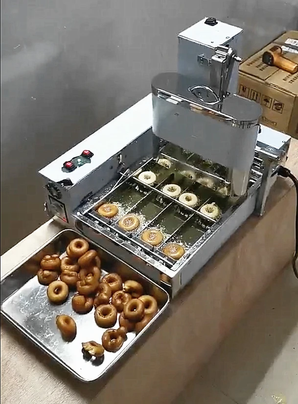 Alta qualidade mini máquina de rosquinha automática comercial fritadeira maquina para hacer donut donut donut maker bola que faz máquinas