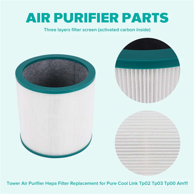 M04K برج لتنقية الهواء فلتر Hepa لاستبدال دايسون بيور كول لينك Tp02 Tp03 Tp00 Am11