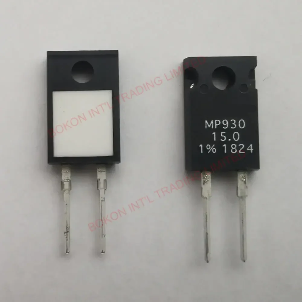 MP930 15 OHM 30W 1% Thick Film Resistors MP930-15.0-1% Through Hole MP930 15.0 ohms 30 watts Power Film Resistors