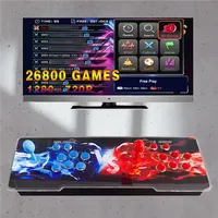 26800 in 1 Pandora box arcade console 2025 3D Retro Arcade Game Console Cabinet Bartop 8 Way Joysticks Push Buttons