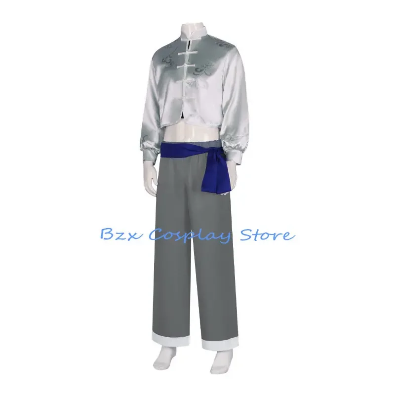 زي تنكري للرجال من Seishiro Nagi ، قفل أزرق ، زي الكونغ فو الصيني ، حفلة الهالوين ، بدلة أداء