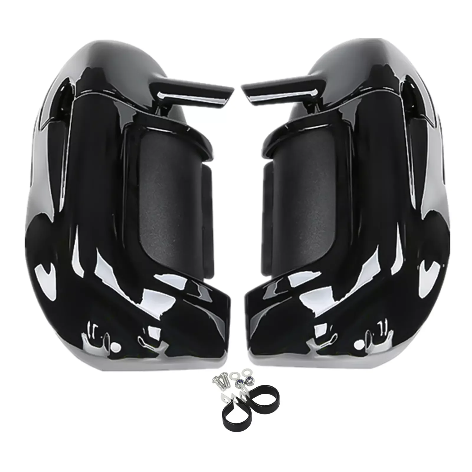 

Motorcycle Lower Vented Leg Fairings Glove Box Fit For Harley Touring Road Street Glide 1983-2013