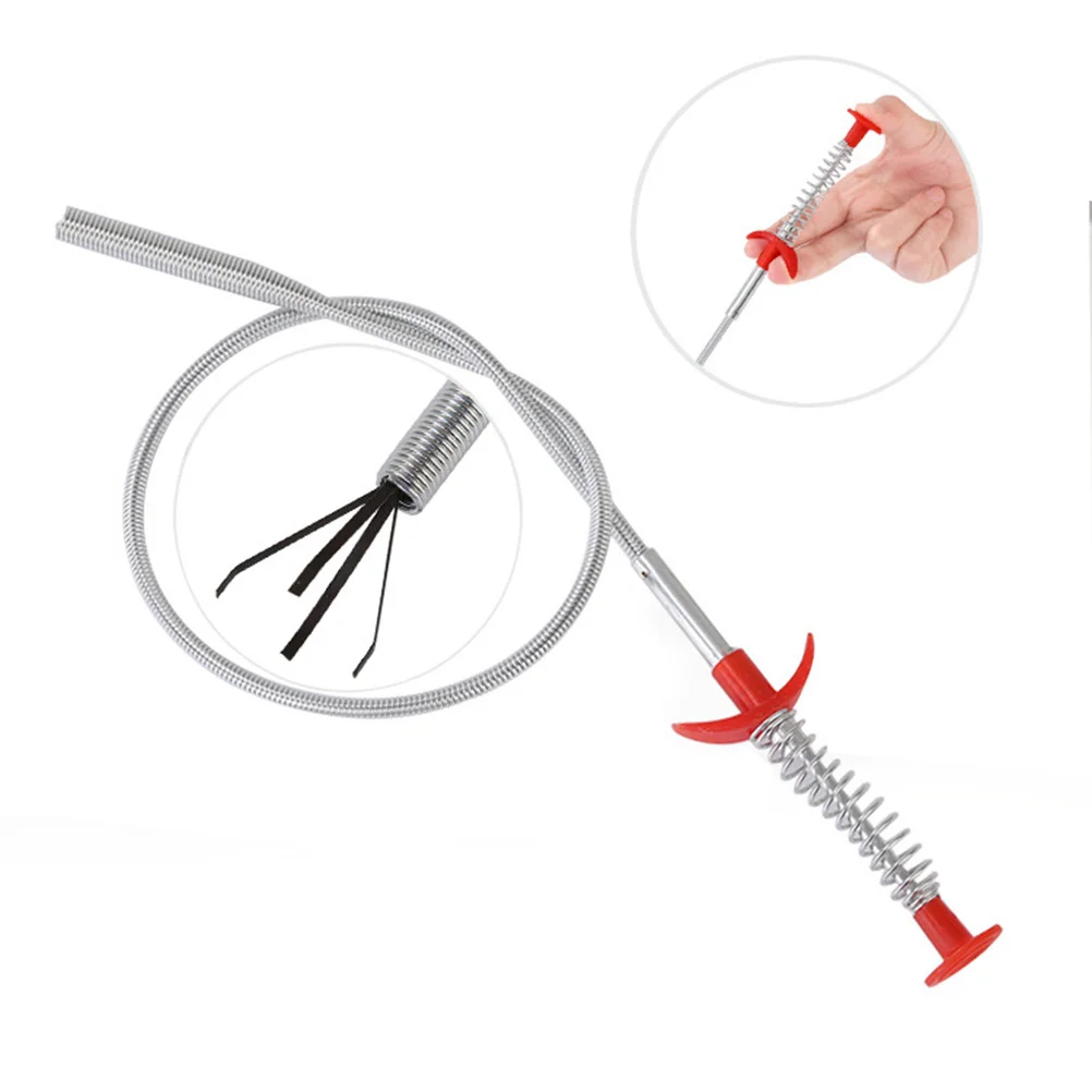 

85Cm Drain Cleaning Tool Bendable Flexible Dredging Snake For Sink Kitchen Bathroom Drain Cleaner Sticks Plumbing Repair