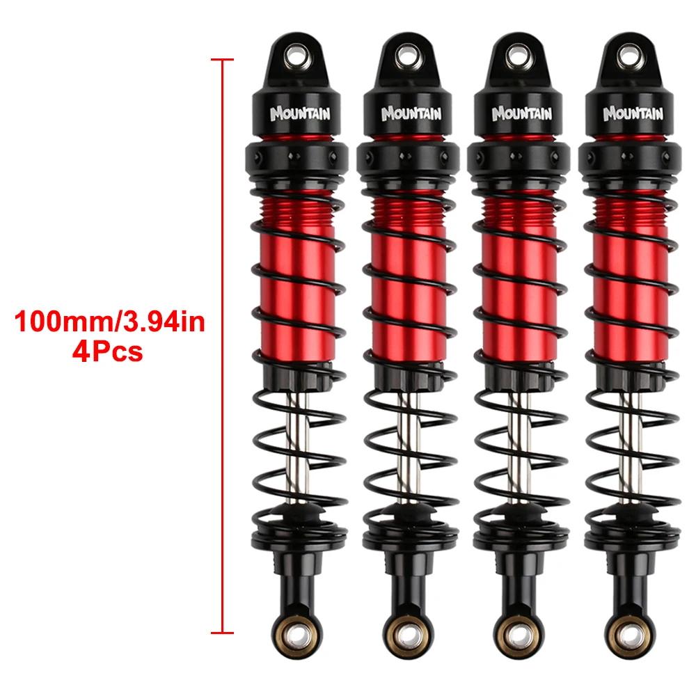 INJORA Aluminium Schokdemper 90/100/110/120mm Demper Voor 1/10 RC Crawler Auto Axiale SCX10 90046 Capra AXI 231017   TRX-4 Gen8