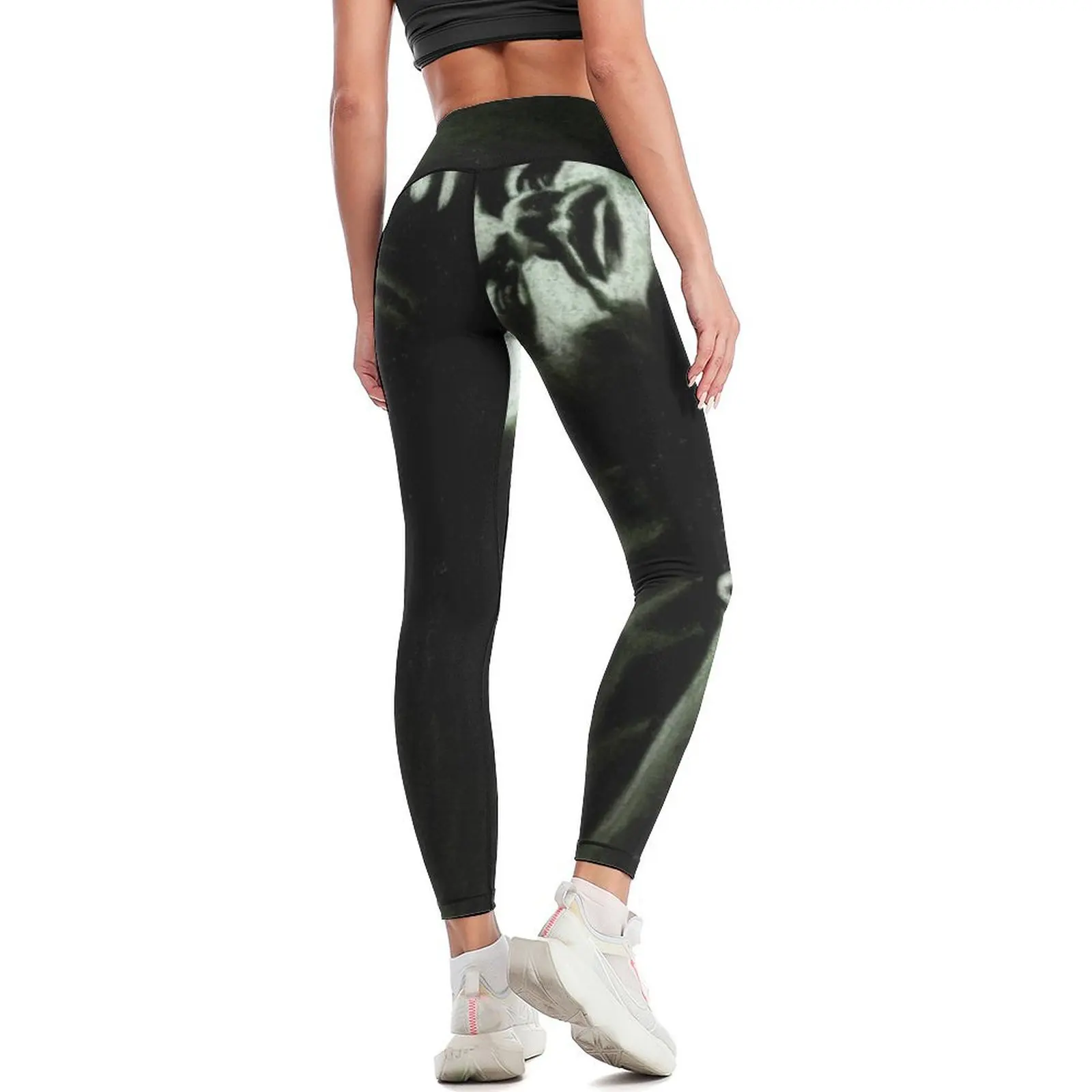 TQID-Leggings de cintura alta para mulheres, calças esportivas, tênis