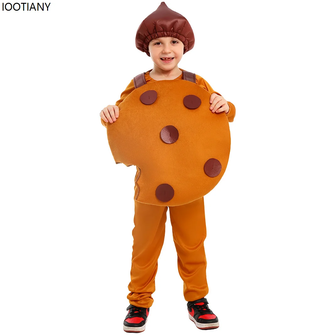 

IOOTIANY Cute Cartoon Cookies Cosplay Costumes Small Desserts Campus Stage Performances Dress Up Carnival Party Masquerade Smock