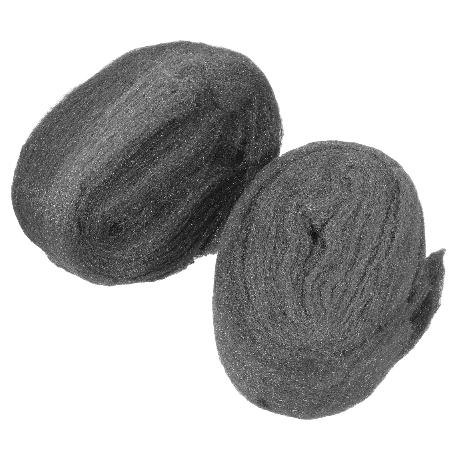 2 Pcs Steel Wool Roll for Glass Wood Reusable Elasticity Cleaning Wire Fabric Coarse Mesh Buffing Polish Tool