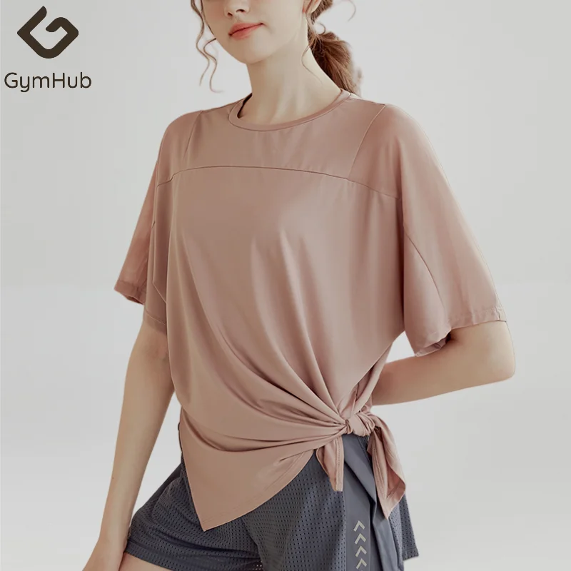 

GymHUB Mesh Perspective T-Shirt New Sports Yoga Fitness Clothes Outdoor Casual Running Short Sleeves