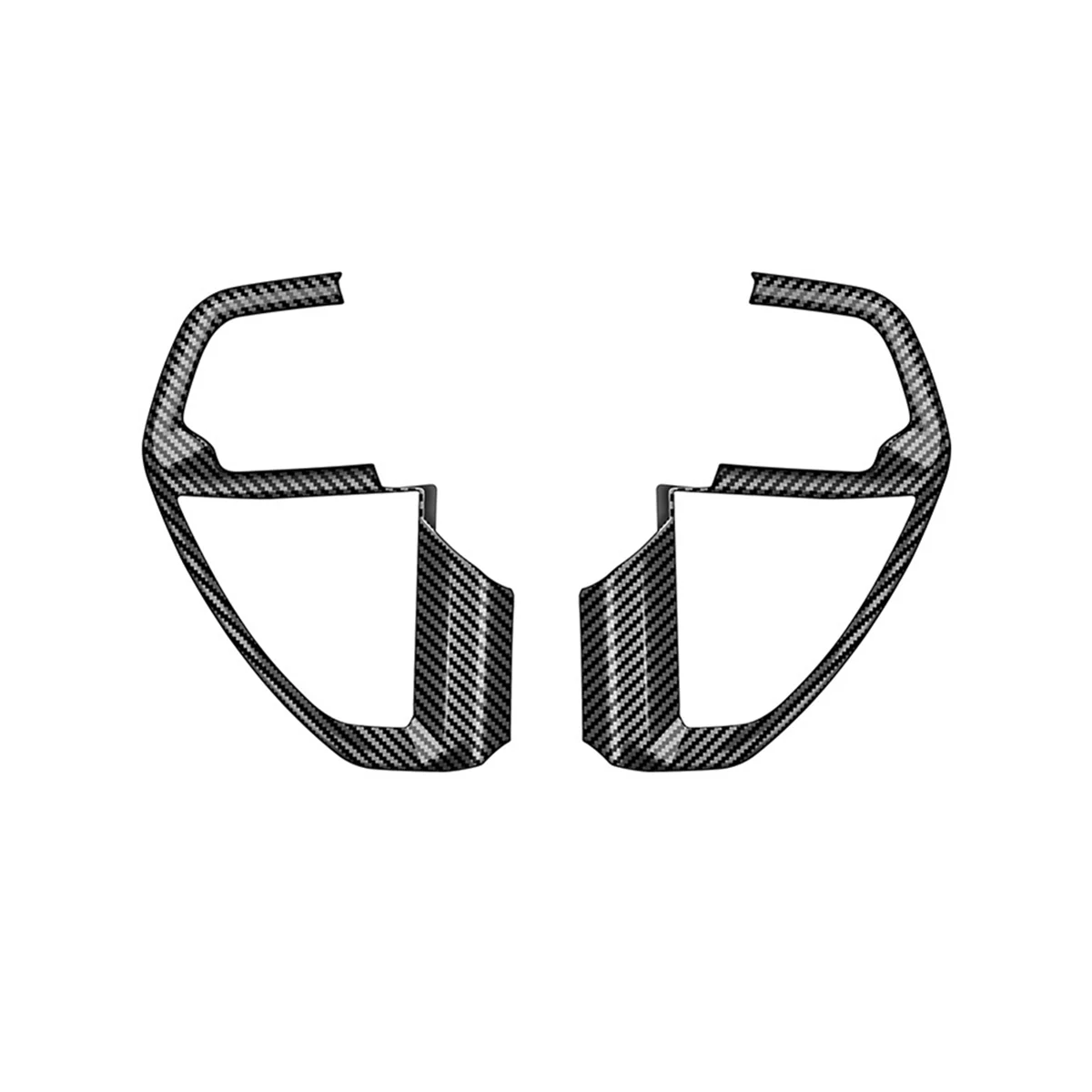 

Автомобильная Кнопка рулевого колеса, рамка, Наклейка для Toyota Tacoma 2024, аксессуары для салона автомобиля, углеродное волокно