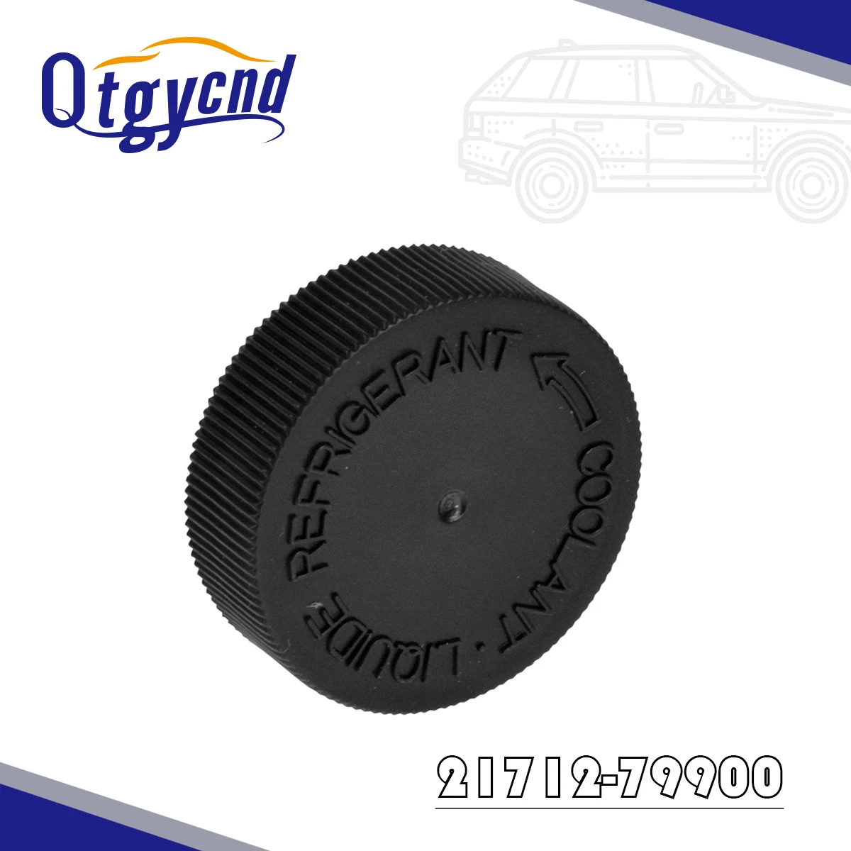 Tapa de depósito de desbordamiento de refrigerante para Nissan, cubierta de radiador de motor de Murano Rogue Versa, tapa de tanque de combustible Infiniti FX35 G25 EX35, 21712-79900