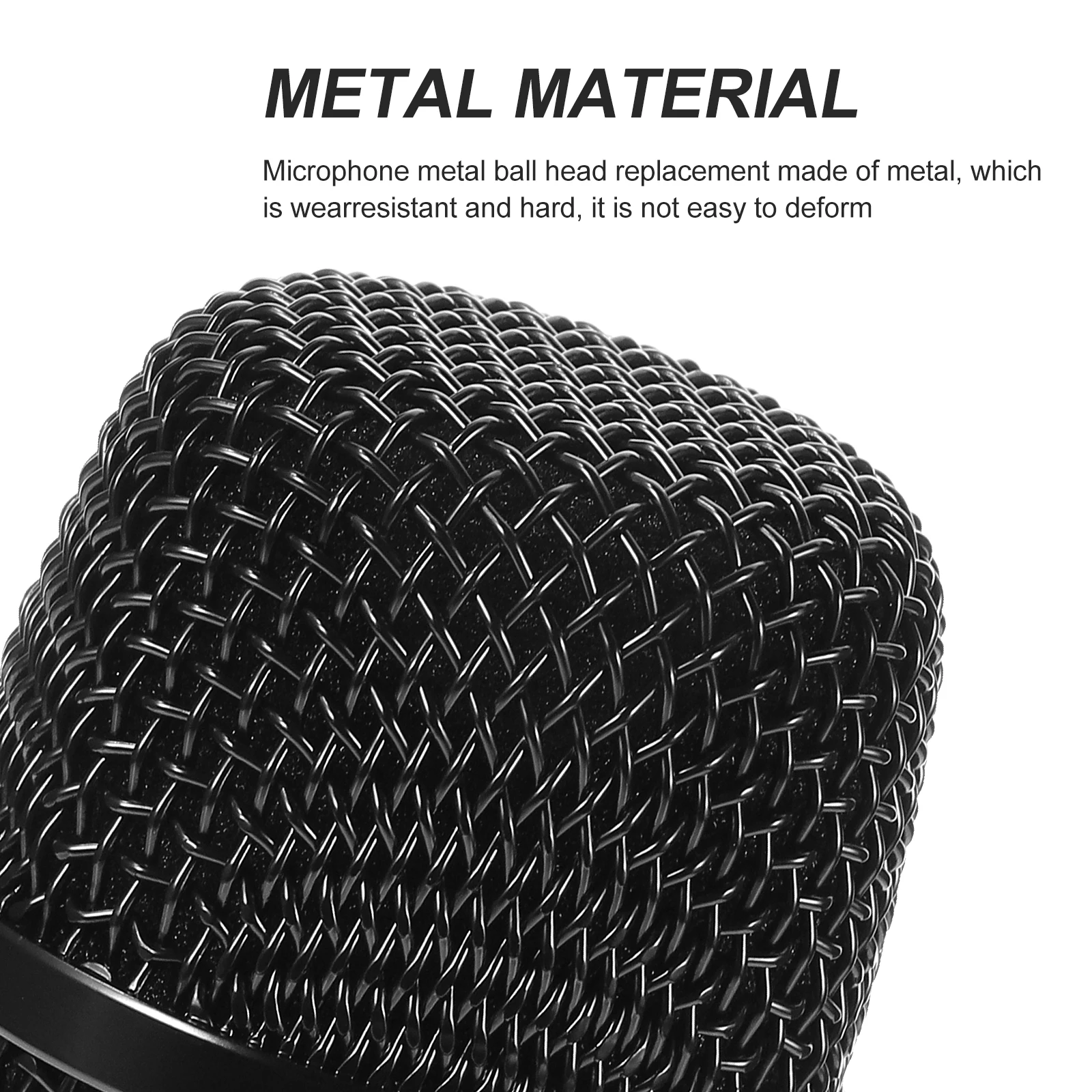 

Microphone Grille Ball Head Metal Replacement For Wireless Cored Compatible With Bayer 780 Bbs666 Mic Accessory Mesh
