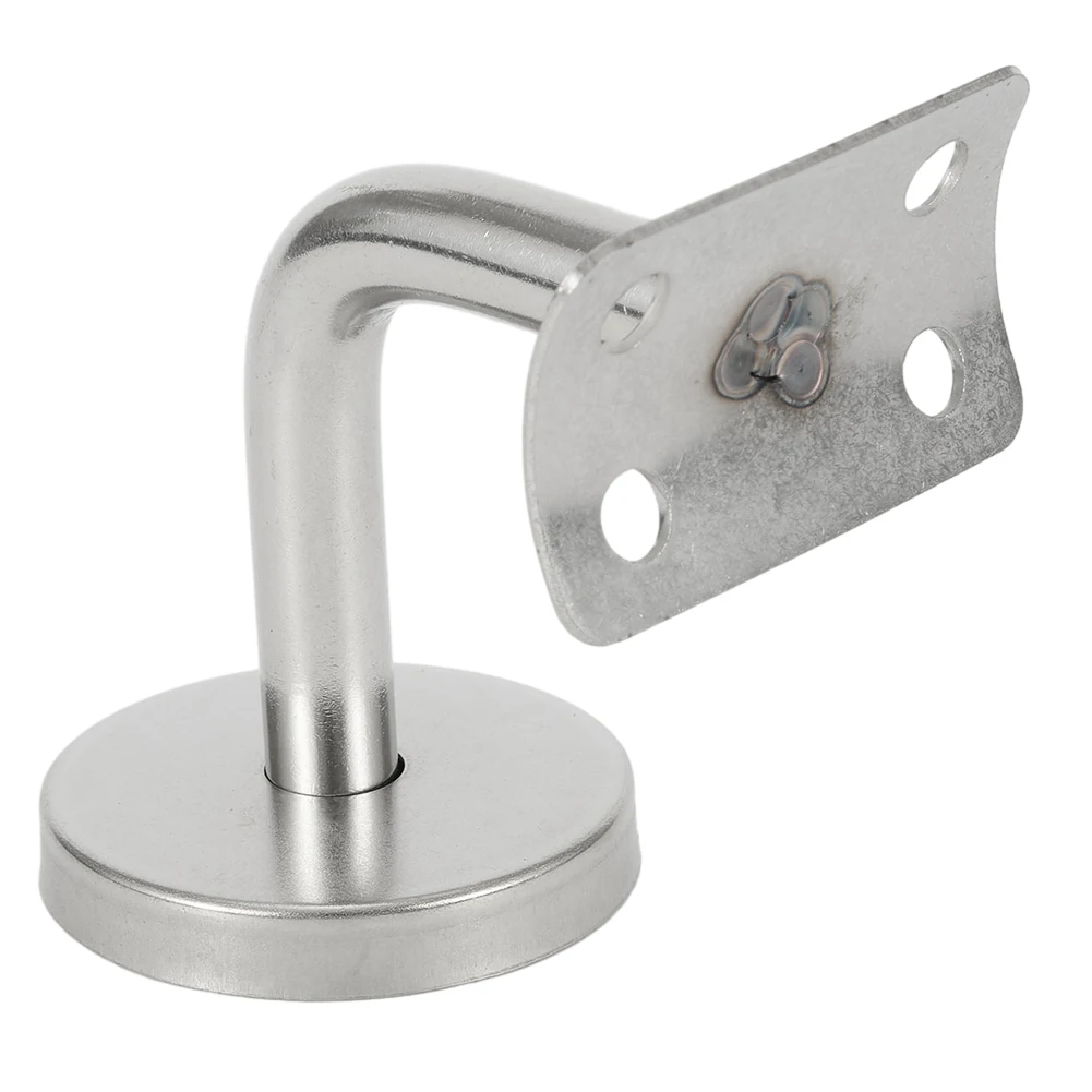 1pcs Stainless Steel Handrail Bracket Bannister Wall Support Hand Rail Balustrade Mopstick Strong 50 Mm X 60 Mm