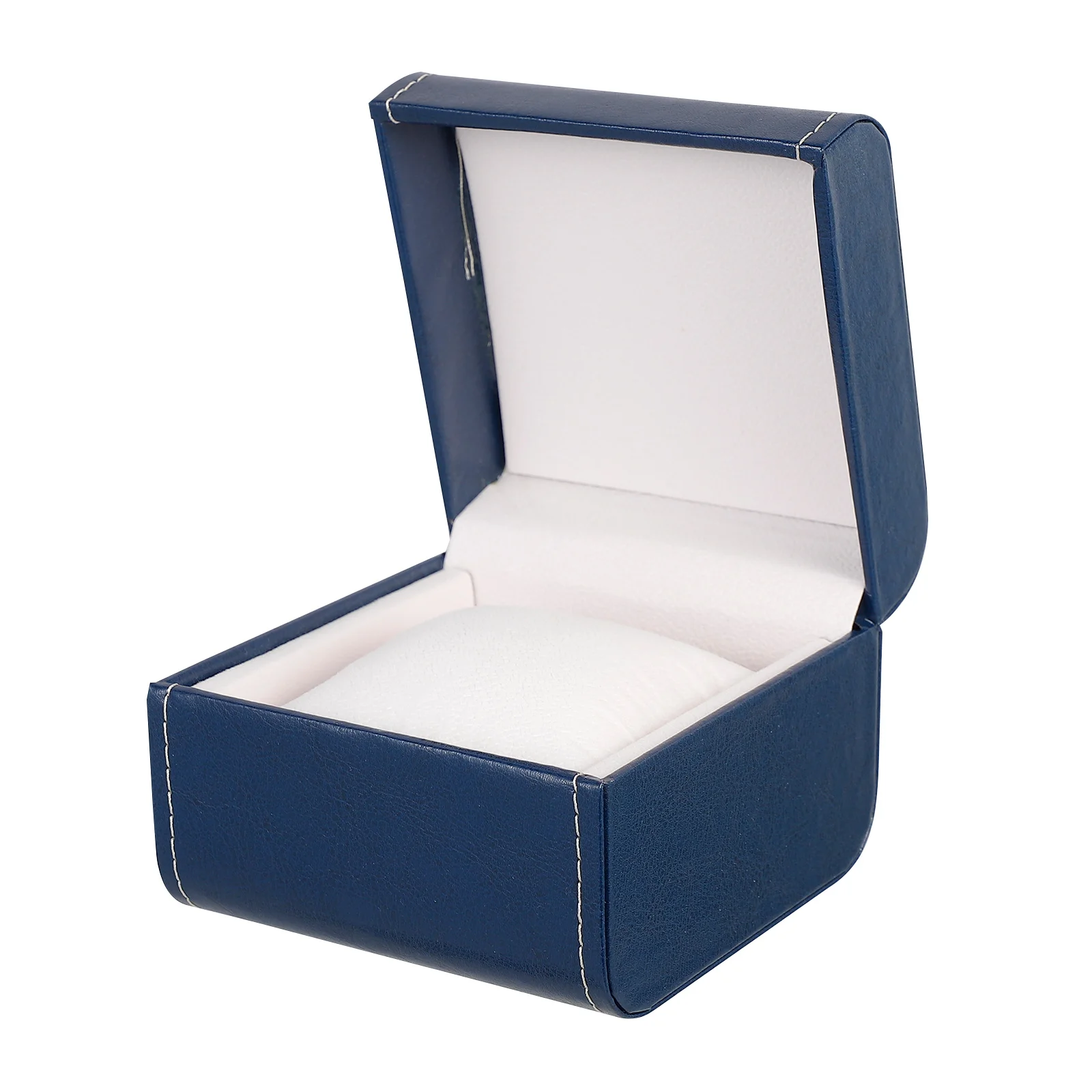 

Single Pu Watch Storage Box Wristwatch Display Case Dustproof Scratch Resistant Jewelry Organizer Smooth Touch