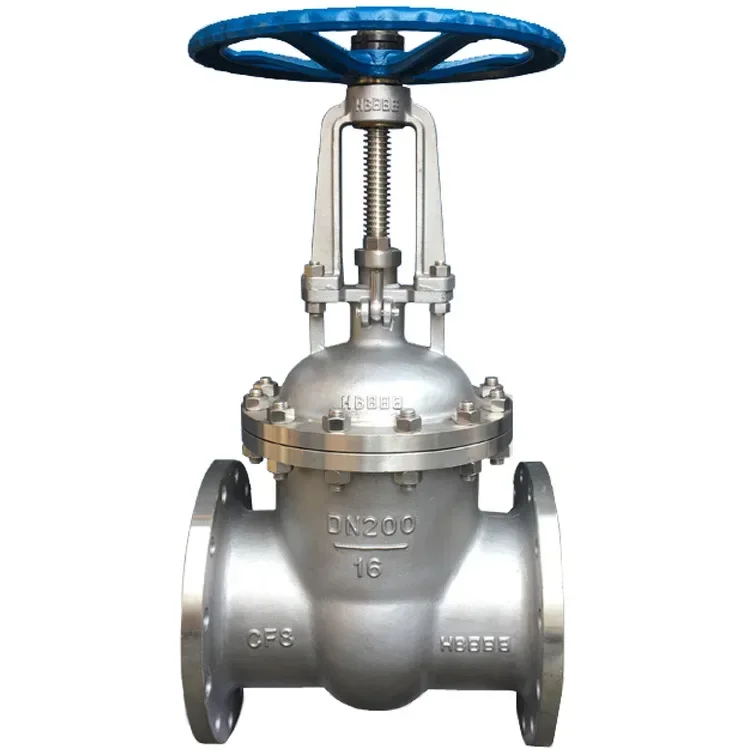 Valve Manual Gate Valve Z41H-16C Carbon Steel Flange  National Standard Stainless Steel Gate Valve Gate  Supply