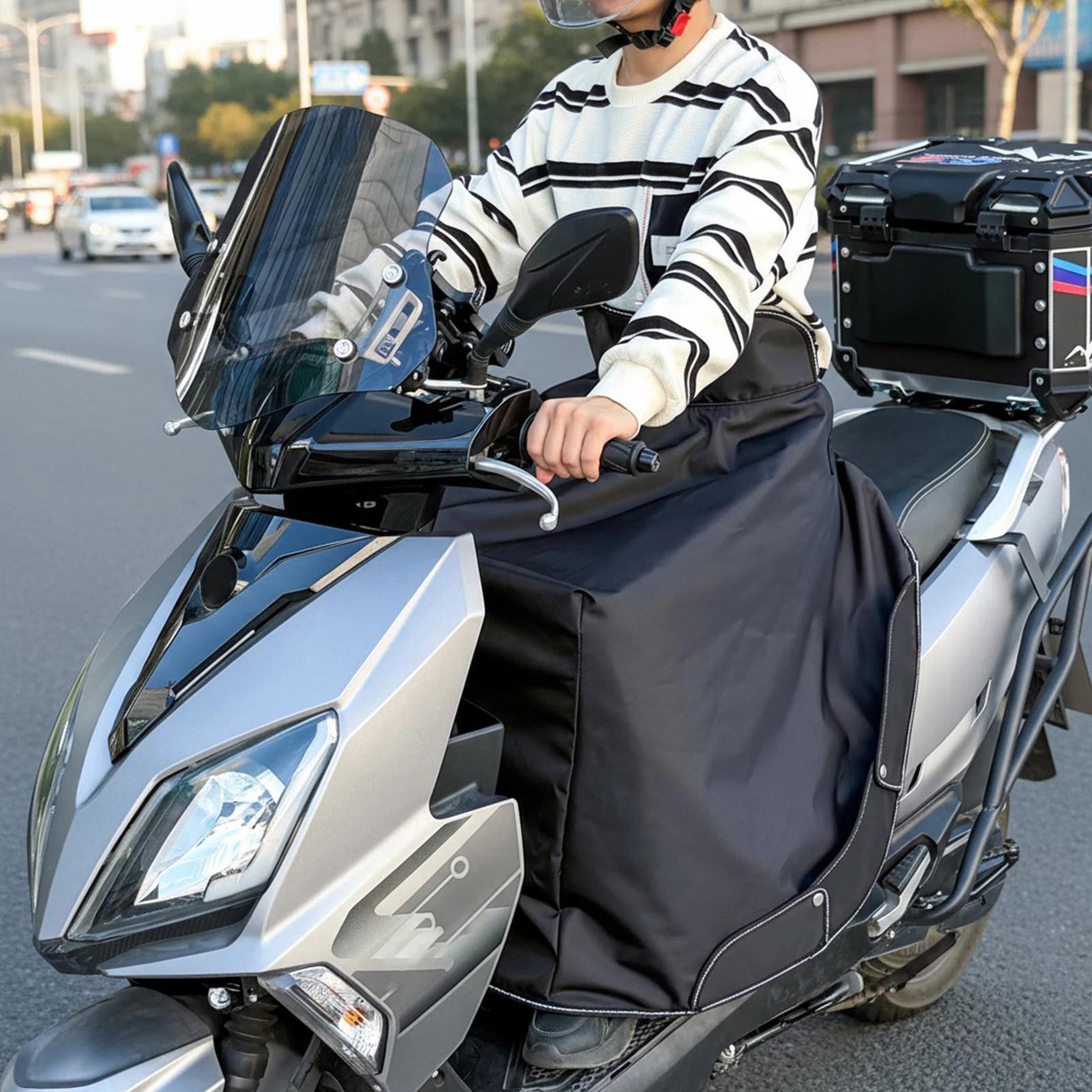 

Универсальный теплый фартук, защита для ног, водонепроницаемое одеяло для ног, дождевик, чехол для ног мотоцикла для электромобилей, мотоциклов