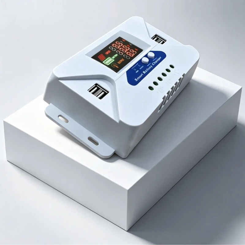 Battery Regulator 12V 24V with Color Screen for Garden Use