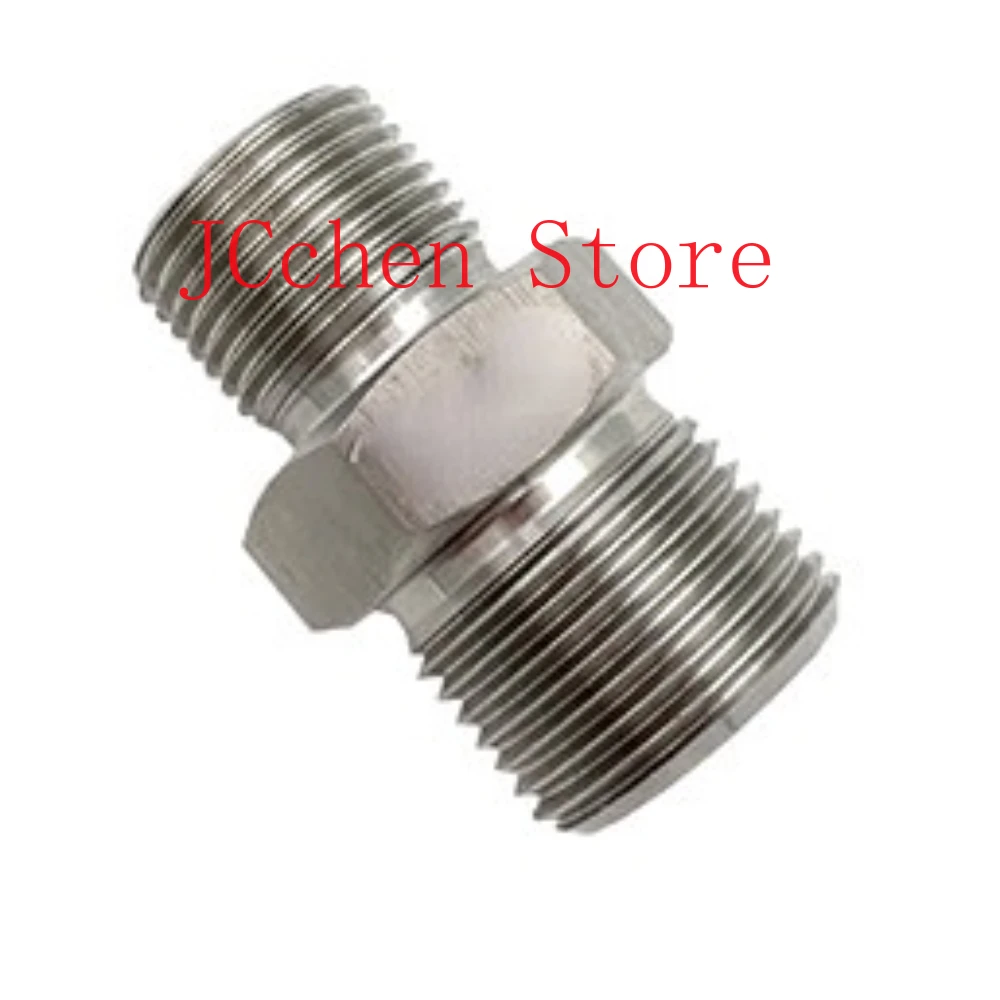 M8 10 12 14 16 18 20 22-30 Metrik Male Equal / Reducer Hex Nipple Pipe Fitting Connector Coupler 304 Stainless Steel Air Gas