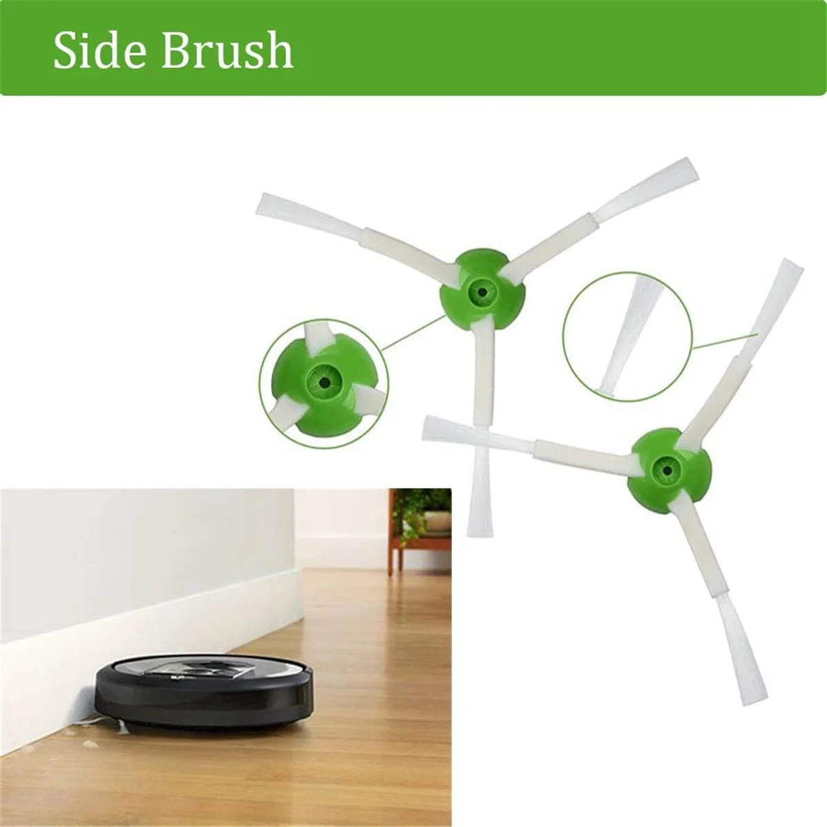 A02V-For iRobot Roomba I7 I7+ I8 I8+ I1 I2 I3 I3+ I4 I4+ I6 I6+ E5 E6 E7 J6 J7 J7+/Plus E، I & J Series فرشاة فلتر مكنسة كهربائية