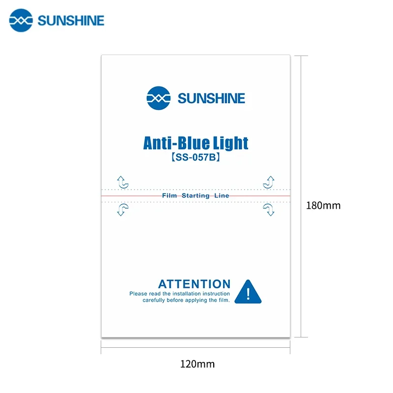 50PCS Sunshine SS-057B Anti-blue Light Flexible Hydrogel Film for SS-890C Auto Cutting Machine Phone Screen Front Protector FIlm