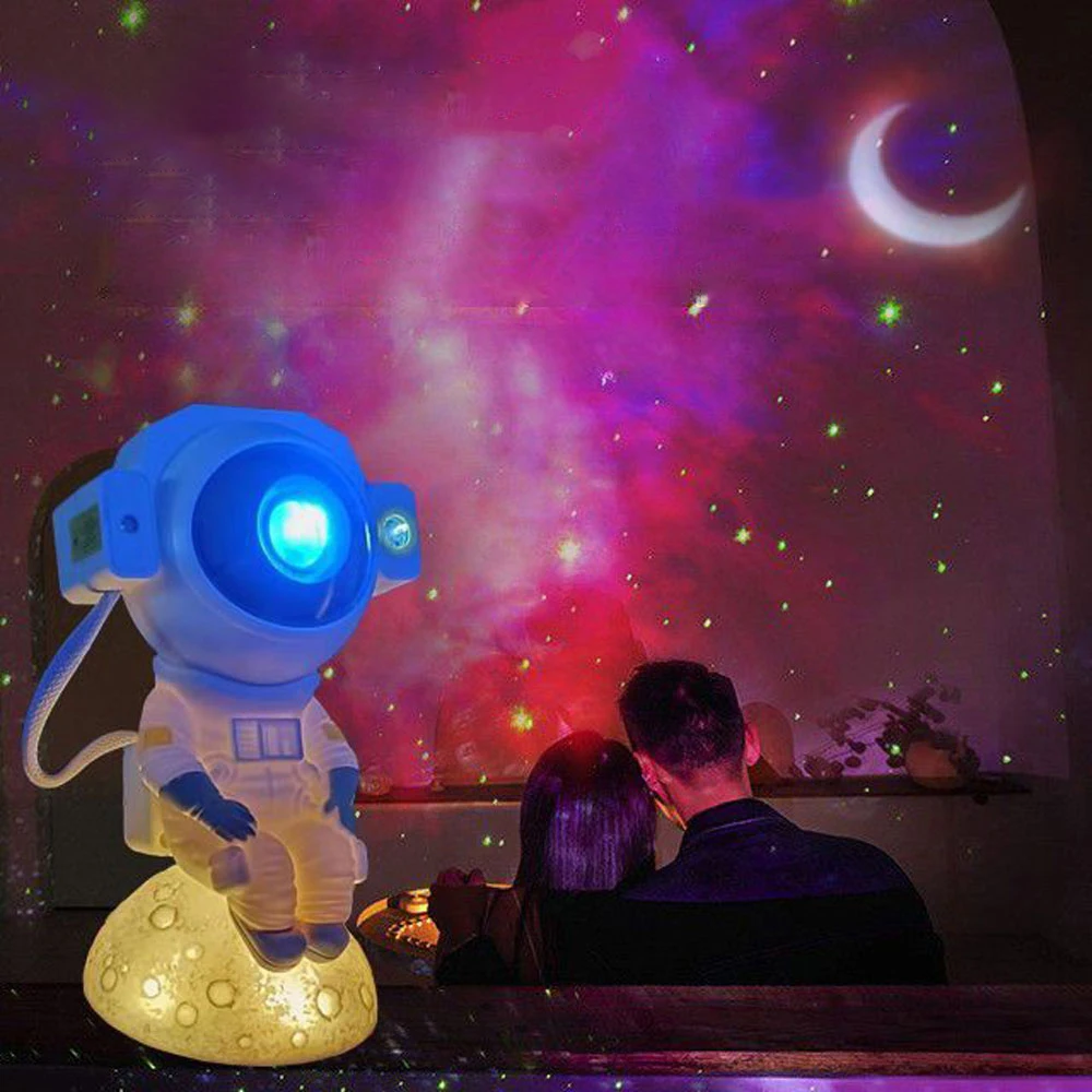 Astronaut Galaxy Projector, Star Projector Night Light with Music, Remote Control , for Bedroom, Kids, Gifts, Party