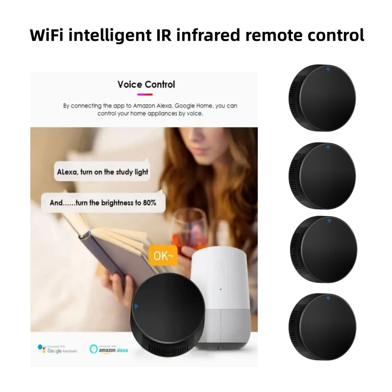 5/3/1pcs IR Remote Control WIFI Smart Universal Infrared For DVD AUD Tuya Smart Life Remote Controller Works With Alexa Google