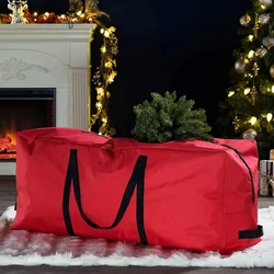 Foldable Xmas Decoration Storage Bag Christmas Tree Wreath Oxford Cloth Bag For Storing Christmas Utenciles Garland Home Storage