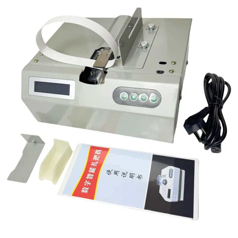 Banknote Tying machine Intelligent Induction Strapping machine Hot Melt Paper Belt Binding Machine
