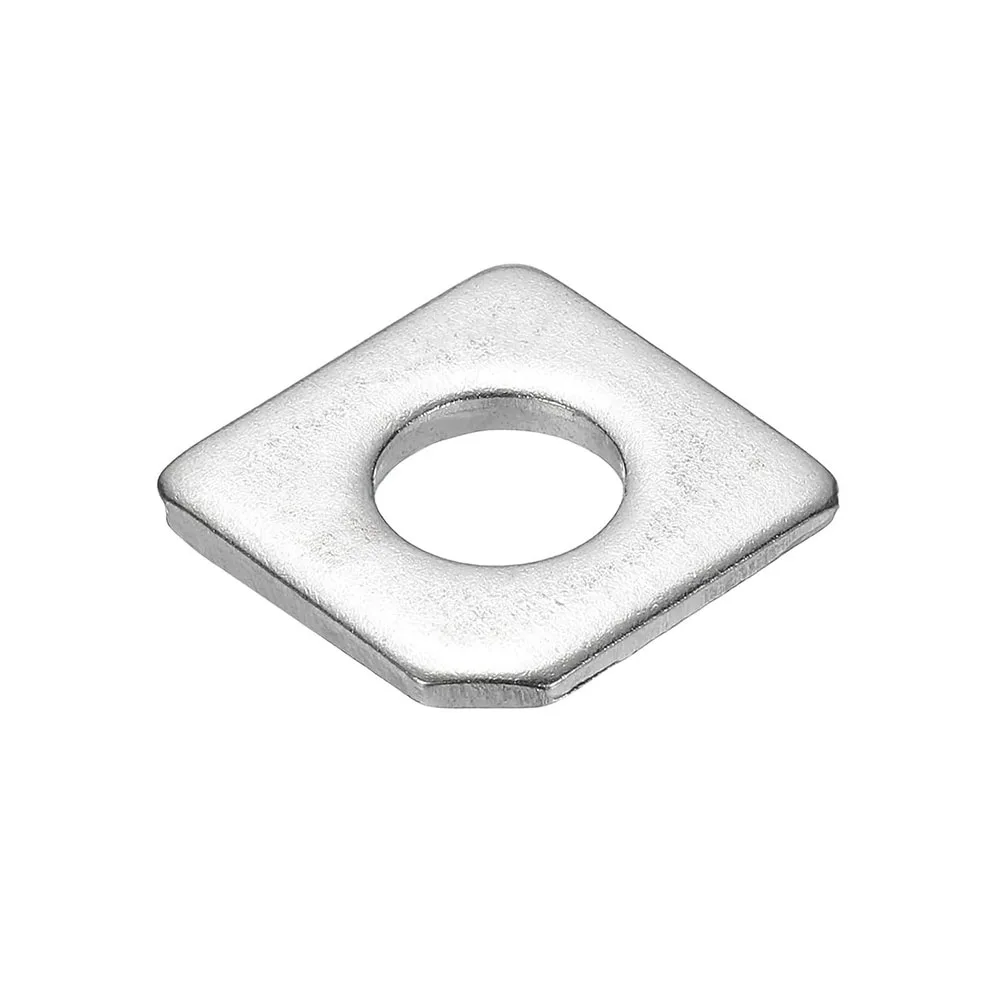 5/10PCS Square Taper Washers M6 M8 M10 304 Stainless Steel Square Bevel Washer Metal Gasket for Screws Bolts Prevent Loosening