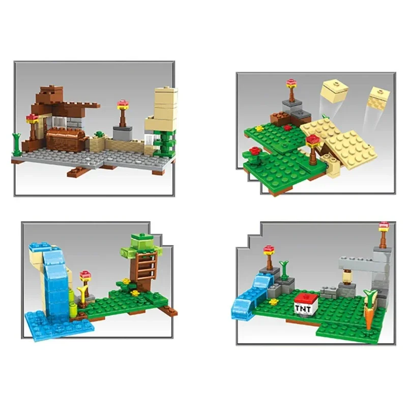 لعبة بناء المناظر الطبيعية ليوبارد كات ويل مينينج بارك، مجموعة بناء ألعاب عيد الميلاد وعيد الشكر، هدية عيد ميلاد