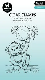 2026 New Clearstamps - Catching Up - Monkey For DIY Scrapbooking Crafts Maker Photo Album Template Handmade Decoration